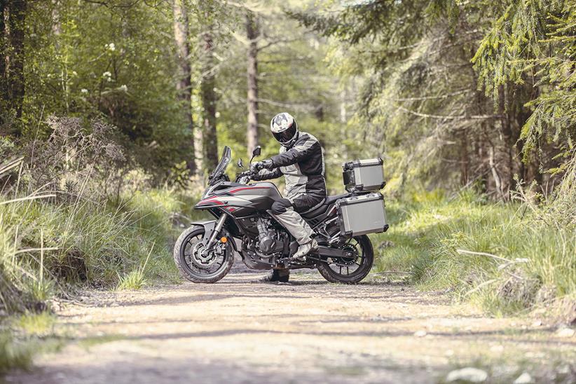 Riding the Voge 500DS off-road