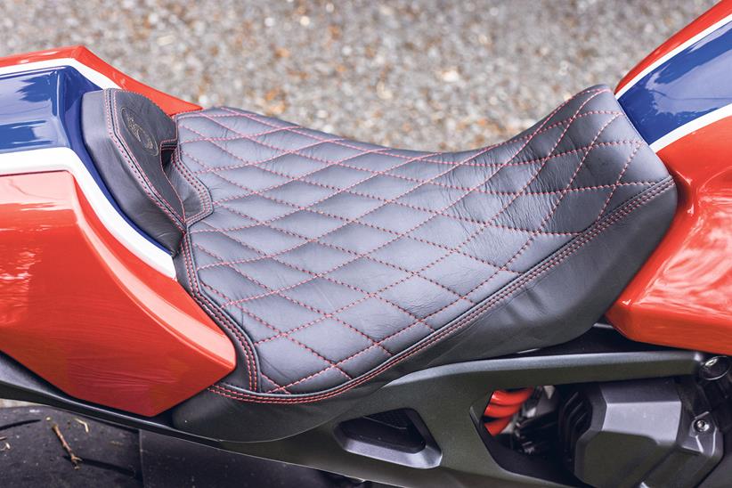 Honda CB1000R 5Four stitched leather seat