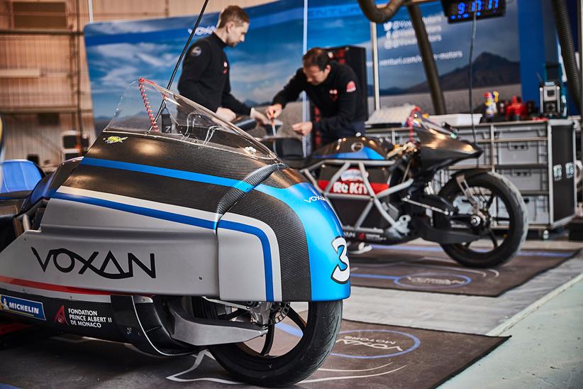 The Voxan team are aiming for more electric speed records