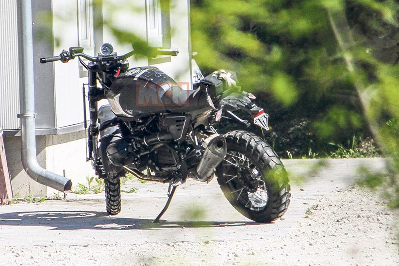 BMW R nine T spyshot rear