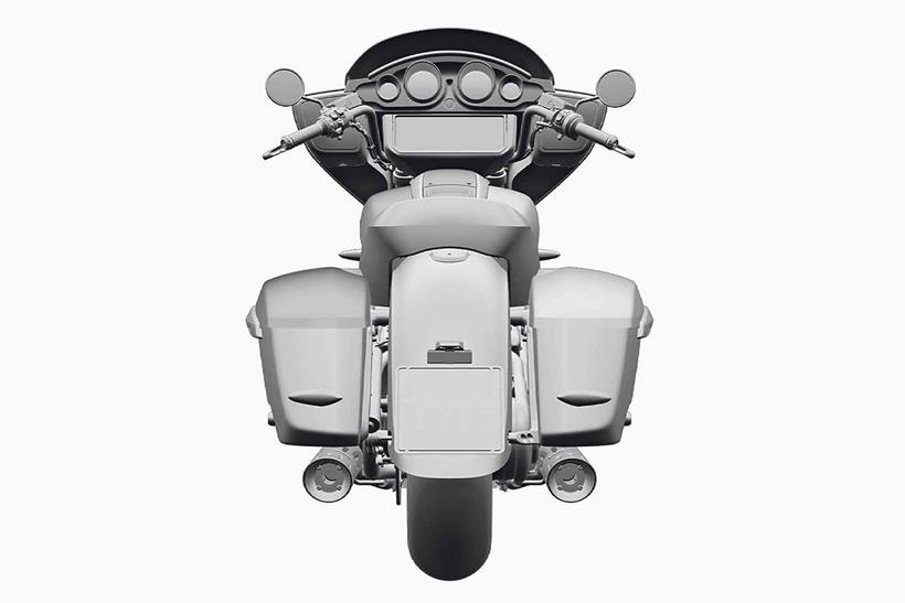 Hard luggage adds touring credentials to the BMW R18 range