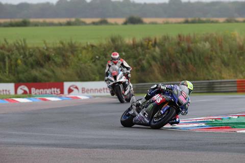 BSB Thruxton: Jason O'Halloran masters mixed conditions to complete the hat-trick