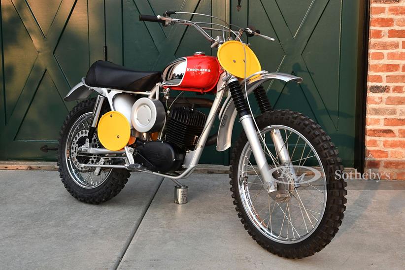 Steve McQueen's Husqvarna Viking 360 front