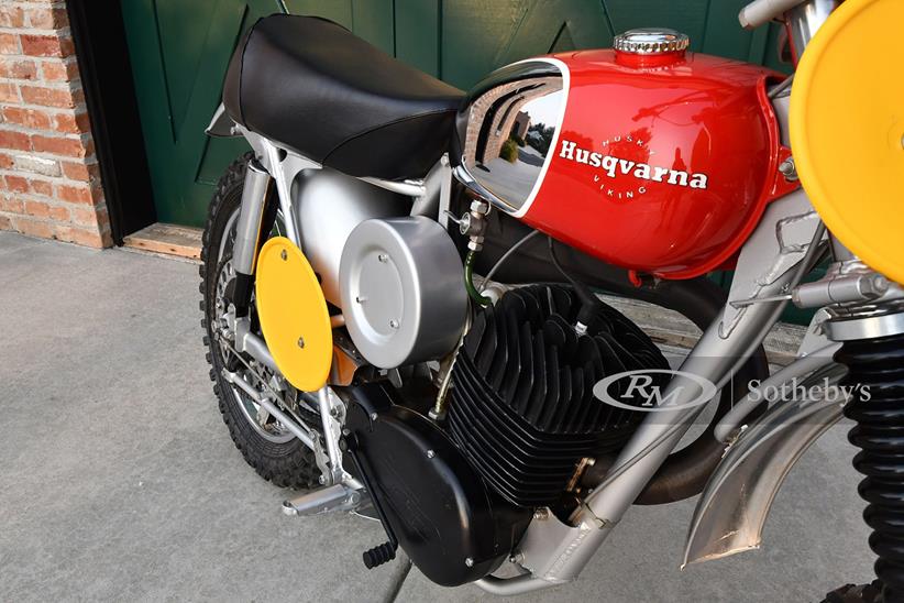 Steve McQueen's Husqvarna Viking 360 tank