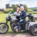 Simon Weston and wife Lucy with his new Trike