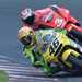 Rossi battling on track with Max Biaggi