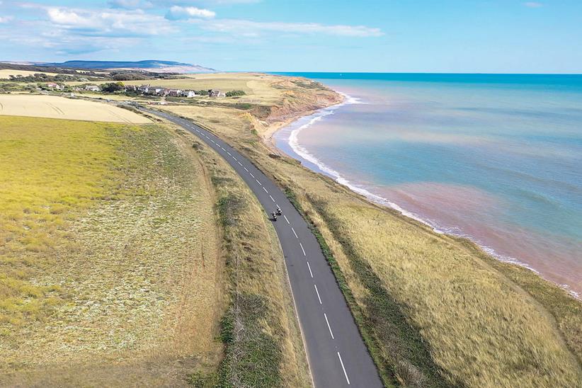 The Military Road stretch of the IoW Road Race course