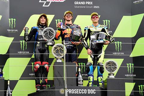 Moto2 Silverstone: Remy Gardner holds off Marco Bezzecchi to win the British Grand Prix