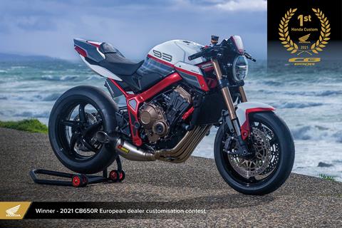 Portuguese Honda dealership wins CB650R custom competition