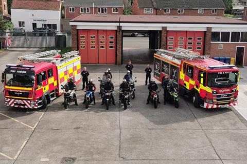 Lincolnshire firefighters on course to raise £2000 with 400-mile county charity ride