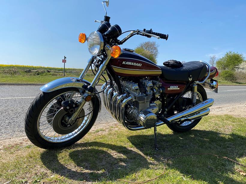 Allen Millyard displayed his Kawasaki Z1 special build at the show