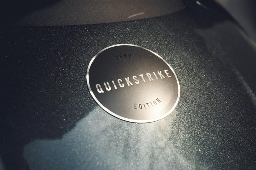 Zero SR/F Quickstrike limited edition plate