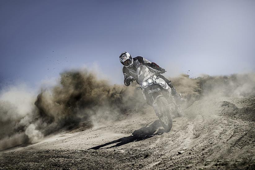 Ducati Desert X in action