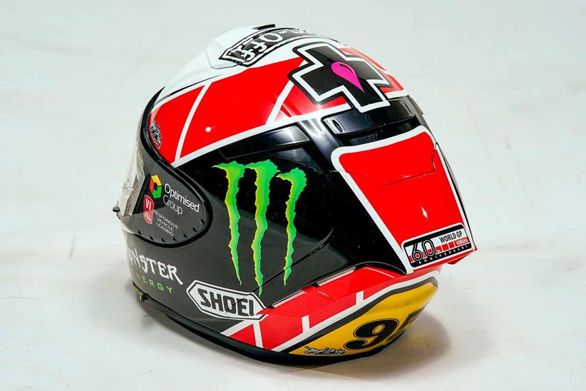 Tarran Mackenzie's special anniversary helmet 