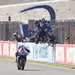 Toprak Razgatlioglu celebrates at Jerez