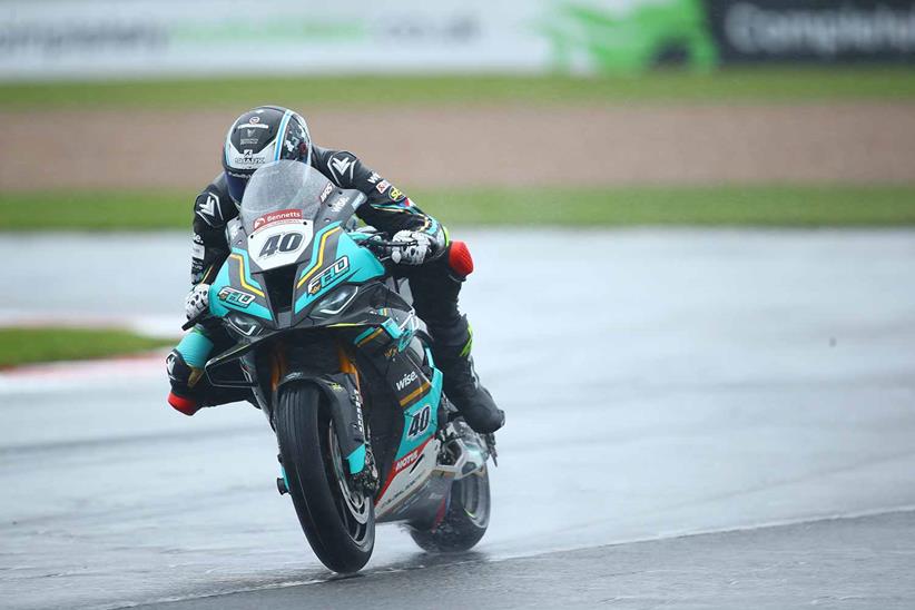 Joe Francis impressed in the wet at Donington Park