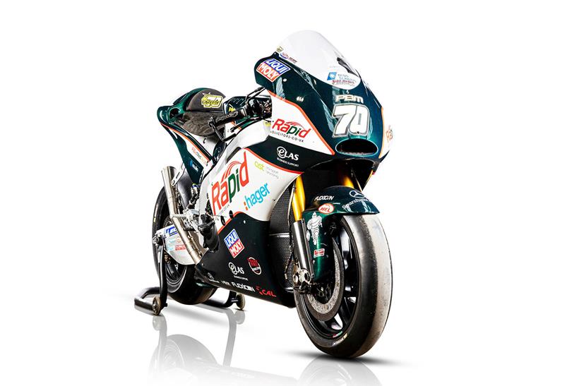 Five MotoGP bikes are available in the auction