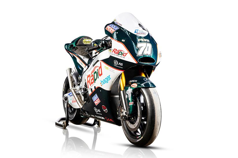 Former Michael Laverty MotoGP race bike