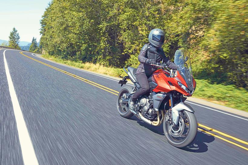 Triumph Tiger Sport 660 on the road