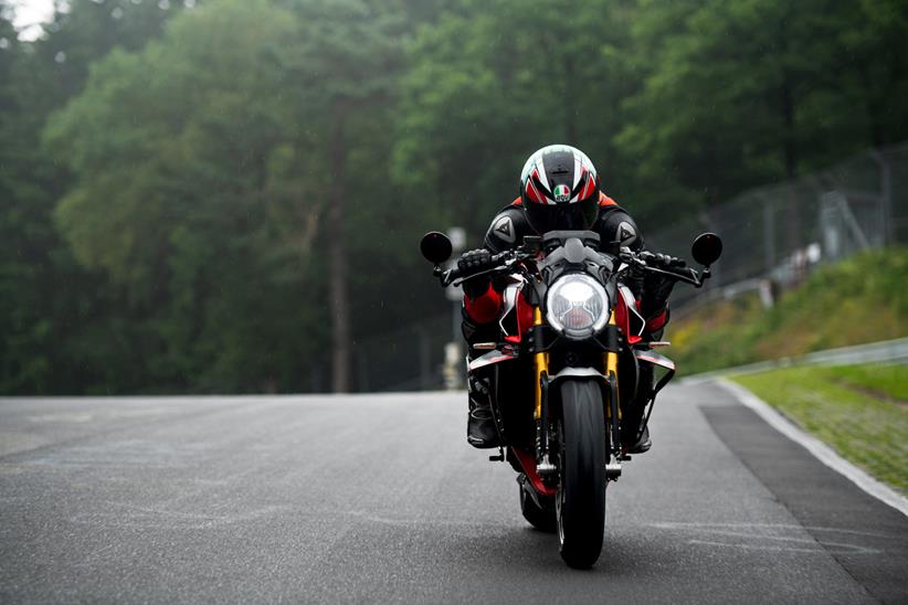 MV Agusta Brutale 1000RR Nurburgring being testing on the Nurburgring