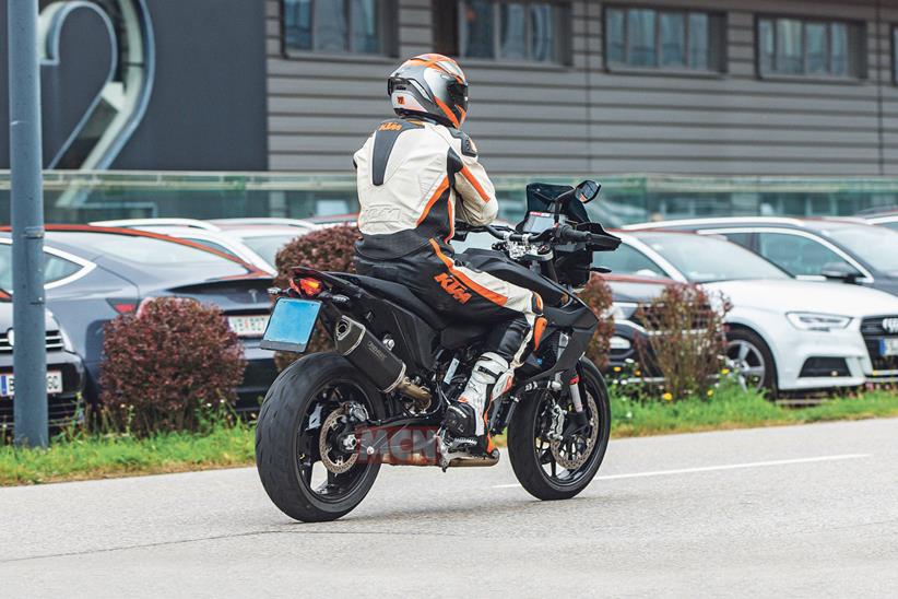 This could be a KTM 890 SMT supermoto