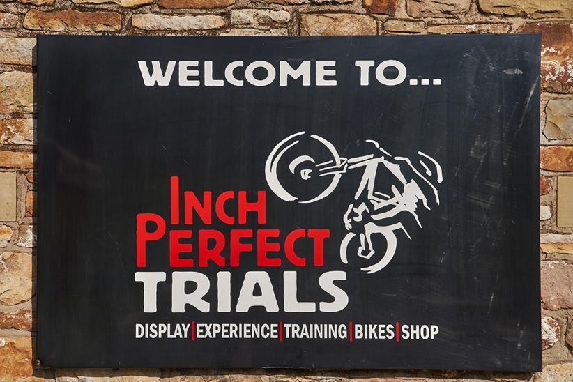 Inch Perfect Trials signage