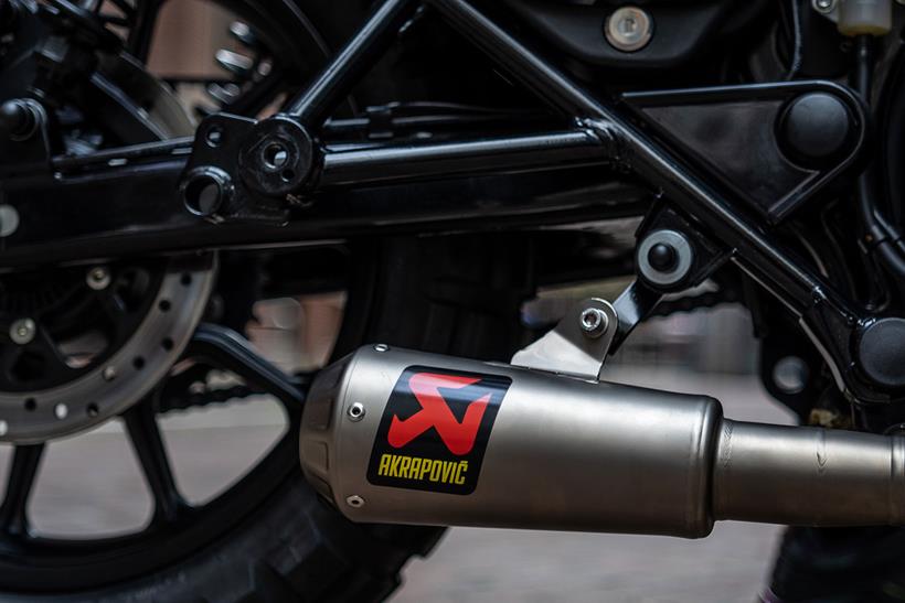 Starship Meteor fitted with an Akrapovic exhaust