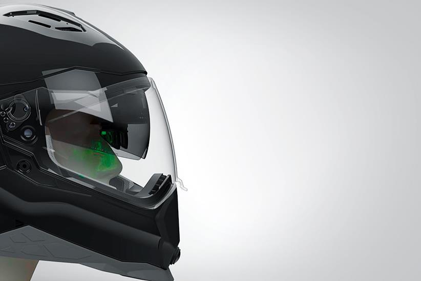 HUD helmets could show information to riders in real time