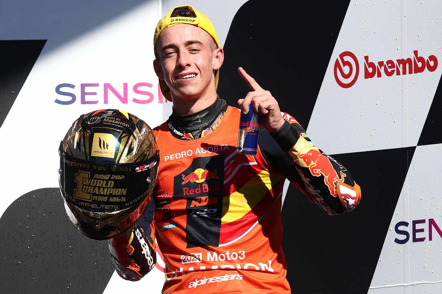 Moto3 Portimao: Pedro Acosta takes victory to secure the title | MCN