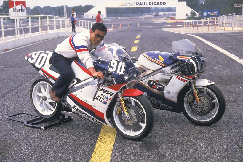 Project leader Takeo Fukui who went on to head Honda