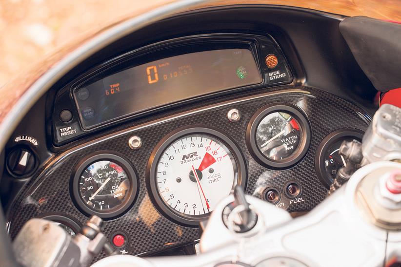 Honda NR750 dash