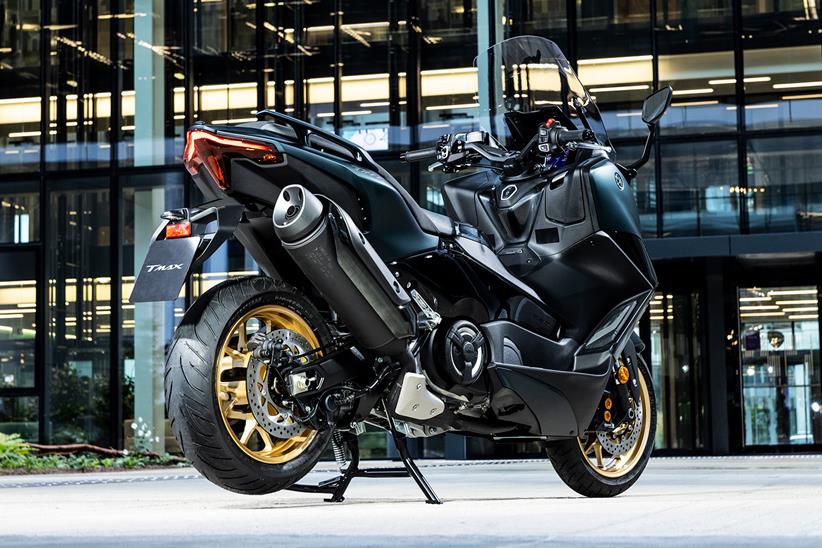 2022 Yamaha TMAX Tech Max rear quarter