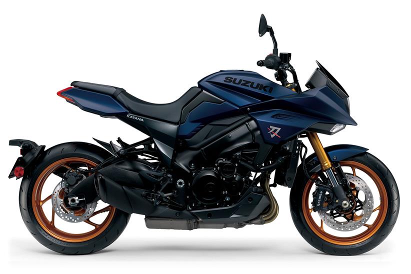 2022 Suzuki Katana finished in blue