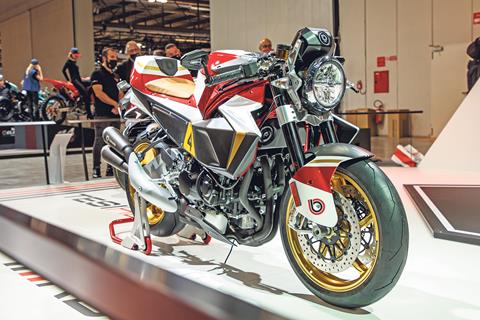 Getting RC: Naked version of the Bimota KB4 sportsbike unveiled