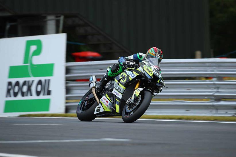 Luke Hopkins, pictured at Oulton Park, has secured his spot on the 2022 grid