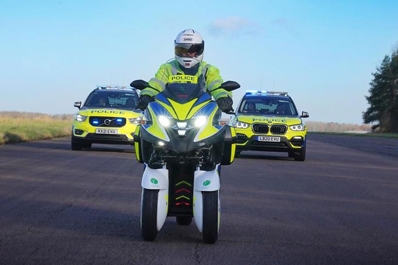 White Motorcycle Concepts WMC300FR police bike