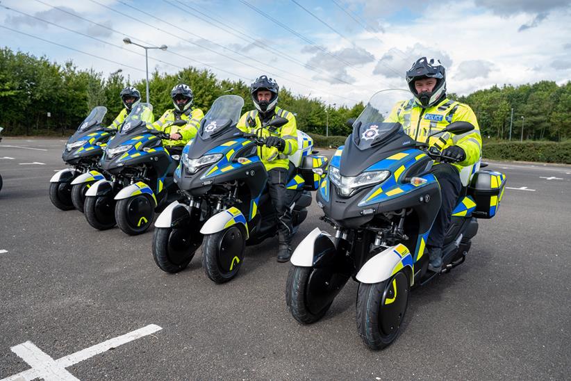 Northants Police officers ride WMC 300FR models