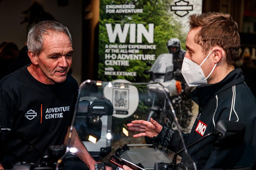 Mick Extance talks to MCN at Motorcycle Live