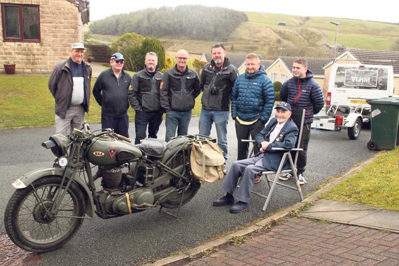 The team from the VLHM will ride the BSA M20 to Germany in 2022