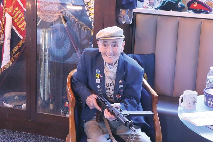 Lewis Banham at 99-years-old