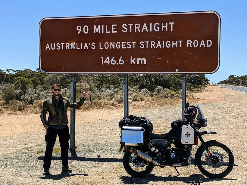 Jack completed the 90-mile straight and missed the wildfires