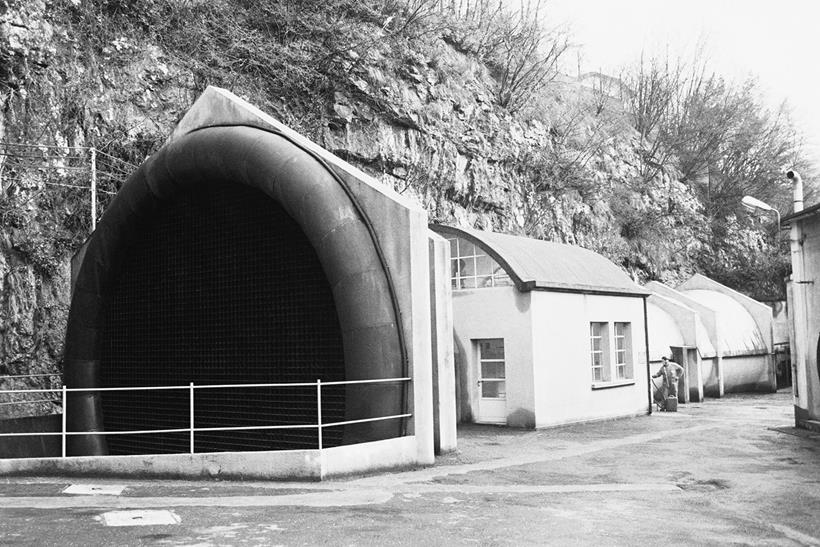 The Moto Guzzi factory in 1953