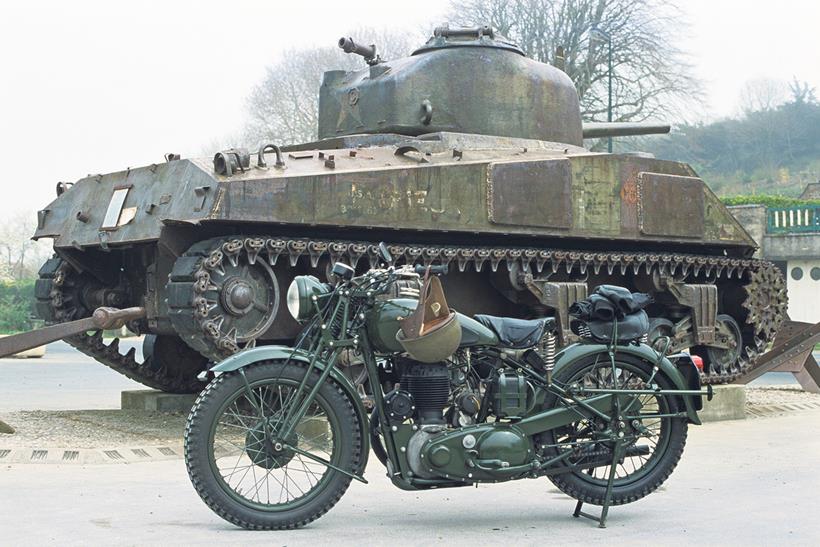 Military motorcycles are not a new thing in the UK