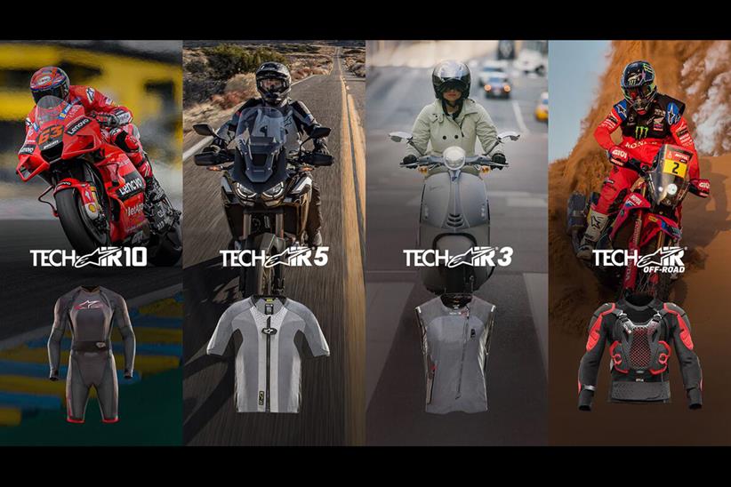 Alpinestars 2022 Tech-Air motorcycle airbag range