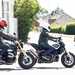 Motorbikes riding on UK roads