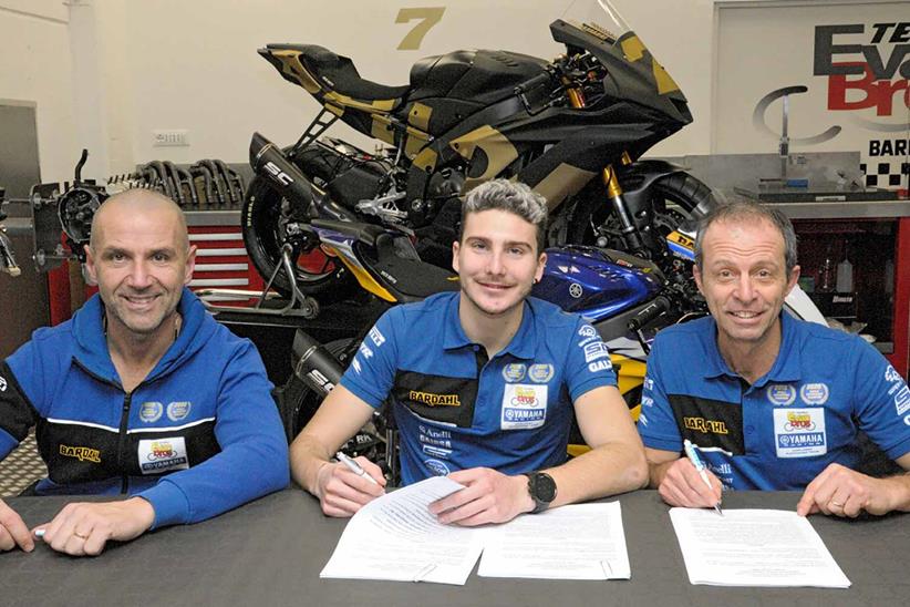 Lorenzo Baldassarri is now a World Supersport rider