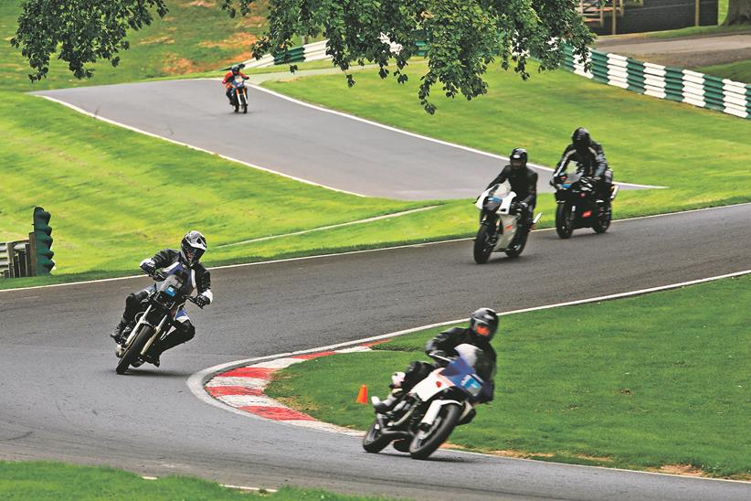 Motorcycle trackday at Cadwell Park