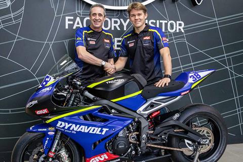 WSB: Dynavolt Triumph sign Hannes Soomer ahead of World Supersport return