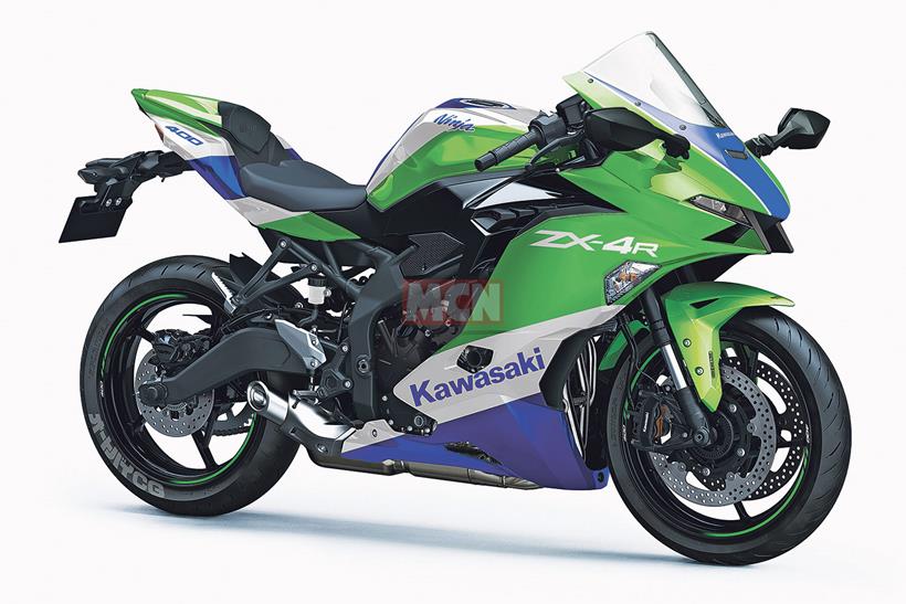 This could be what the new Kawasaki ZX-4R looks like