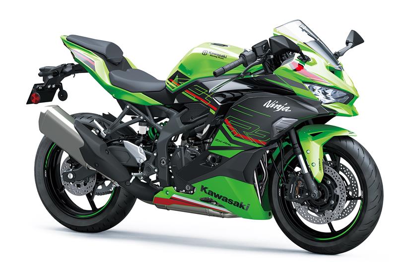 2023 Kawasaki Ninja ZX-4R white background